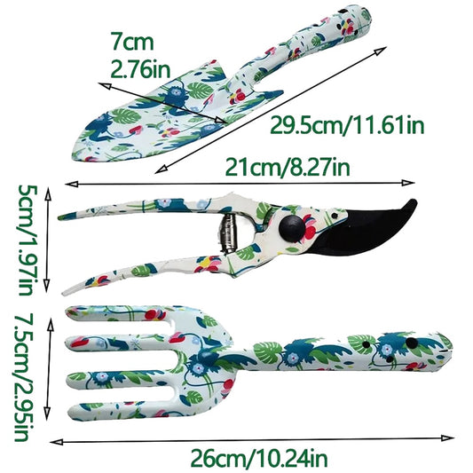 Gartengeräte, 3er-Set Gartengeräte Ideale Gartengeschenke für Frauen für Gartenliebhaber, für Topfpflanzen