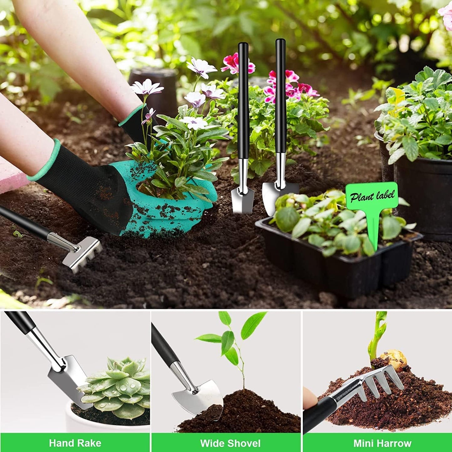 Bonsai Tool Set - 24-Piece Bonsai Tree Kit, Tools for Beginners, Bonsai Tool Set, Bonsai Starter Trimming Care Kit, Gifts for Women and Men, Garden Tools